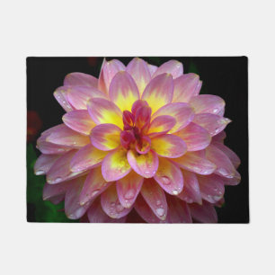 Rosa Dahlie Fußmatte