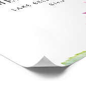 Rosa Dahlie Gratulations Abschlussfoto Poster (Ecke)