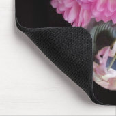 Rosa Dahlie Mousepad (Ecke)