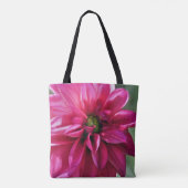Rosa Dahlie - Tasche (Rückseite)
