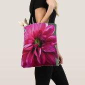 Rosa Dahlie - Tasche (Von Nahem)