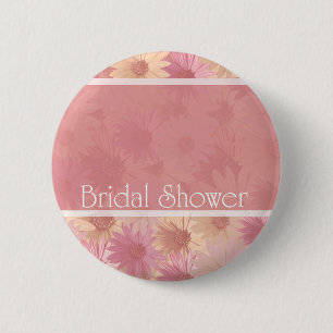 rosa Daises ~ Brautparty Button