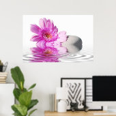 Rosa Daisie Poster (Heimbüro)