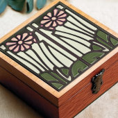 Rosa Daisy Art Deco Frische Pasta machen Fliese