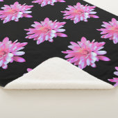 Rosa Daisy, blumengeschmücktes Foto Sherpadecke (3/4)