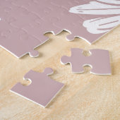 Rosa Daisy: Blumenmuster wiederholt sich. Puzzle (Seite)