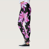 Rosa Daisy-Muster Leggings (Links)