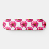 Rosa Daisy, rosa Blume Skateboard (Horizontal)