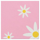 Rosa Daisy-Stoff Stoff (Nahaufnahme)