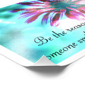 Rosa Daisy Wohngestaltung drucken Fotodruck (Ecke)