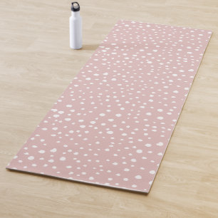 Rosa Dalmatiner-Punkte, Dalmatiner-Punkte, gepunkt Yogamatte
