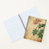 Rosa Damascena Notizblock (Innenseite)
