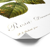 Rosa Damascena variegata Poster (Ecke)
