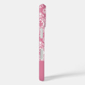 Rosa Damask Case-Mate iPhone Hülle (Rückseite / Rechts)