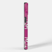 Rosa Damask wirbelname Case-Mate iPhone Hülle (Rückseite / Rechts)