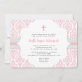 Rosa Damasketbaptismus oder Erste Einladung zur Ko (Vorderseite)