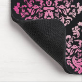 rosa Damast 311-Luxuriously Mousepad (Ecke)