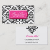 Rosa Damast Hott Rosa der Explosions-311 Visitenkarte (Vorne/Hinten)