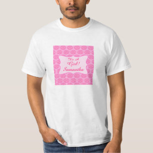 Rosa Damast ist es eines T-Shirt