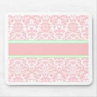 Rosa Damast Mousepad