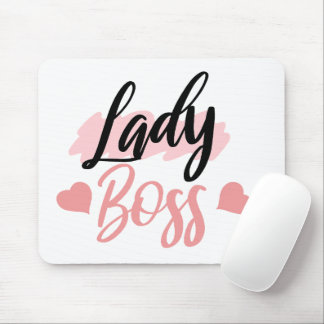 Rosa-Dame-Chef Mousepad