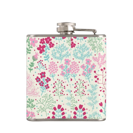 Rosa Dame Flachmann (Rückseite)