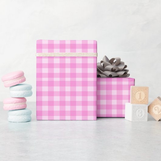 Rosa Dame Geschenkpapier (Babyparty)