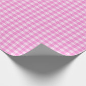 Rosa Dame Geschenkpapier (Ecke)