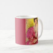 Rosa Dame Kaffeetasse (VorderseiteRechts)