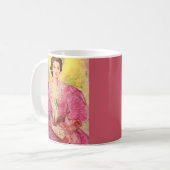 Rosa Dame Kaffeetasse (Vorderseite Links)