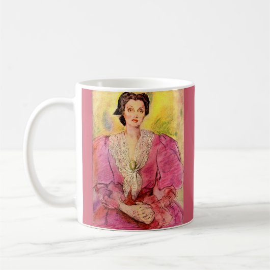 Rosa Dame Kaffeetasse (Links)