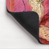 Rosa Dame Mousepad (Ecke)