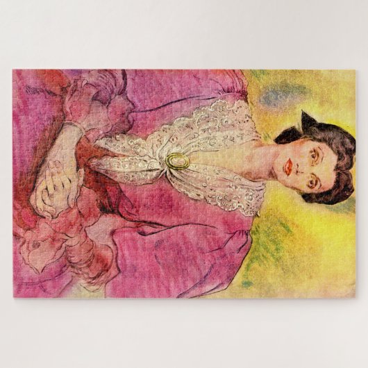 Rosa Dame Puzzle (Horizontal)