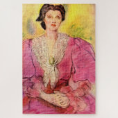 Rosa Dame Puzzle (Vertikal)