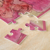 Rosa Dame Puzzle (Seite)