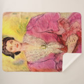 Rosa Dame Sherpadecke (Vorderseite (Horizontal))