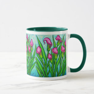 Rosa Damen - Calla-Lilien-Kaffee-Tasse Tasse