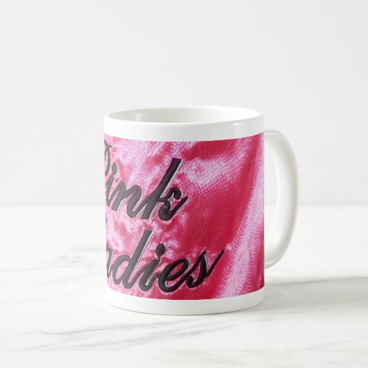Rosa Damen-Tasse Kaffeetasse (VorderseiteRechts)