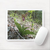 Rosa Damenschuh Orchid Mousepad (Mit Mouse)