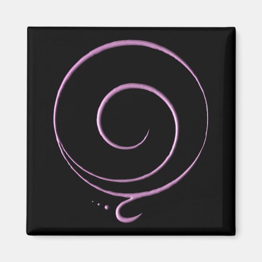 Rosa Dankbarkeit Magnet (Vorne)