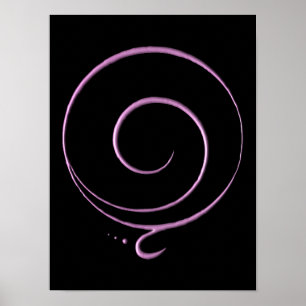 Rosa Dankbarkeit  Poster