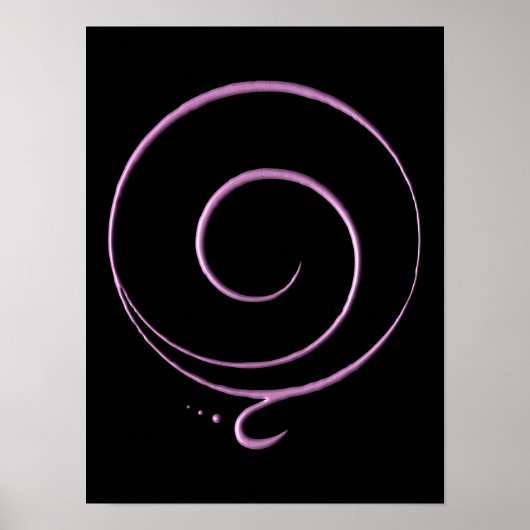 Rosa Dankbarkeit  Poster (Vorne)