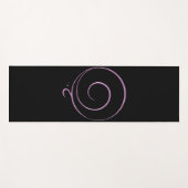Rosa Dankbarkeit Yogamatte (Vorderseite (Horizontal))