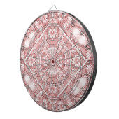 Rosa Dartboard Dartscheibe (Vorderseite rechts)