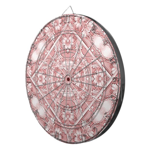 Rosa Dartboard Dartscheibe (Vorderseite rechts)