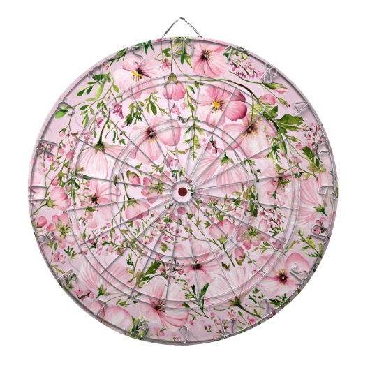 Rosa Dartboard Dartscheibe (vorne)