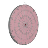 Rosa Dartboard mit Dartboard Dartscheibe (Vorderseite Links)