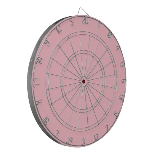 Rosa Dartboard mit Dartboard Dartscheibe (Vorderseite Links)