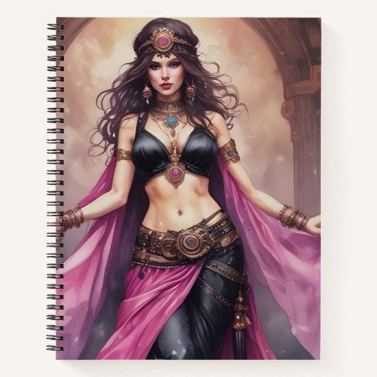 Rosa de Acero Notizblock (Vorderseite)