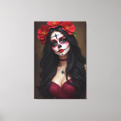 Rosa de los Muertos Leinwanddruck (Vorderseite)